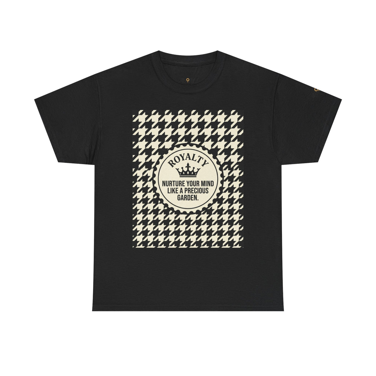 Houndstooth 'Royalty' Tee – Nurture Your Mind Graphic T-Shirt