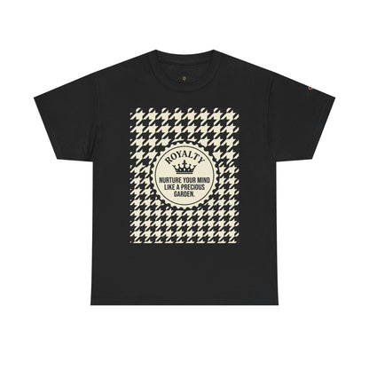 Houndstooth 'Royalty' Tee – Nurture Your Mind Graphic T-Shirt