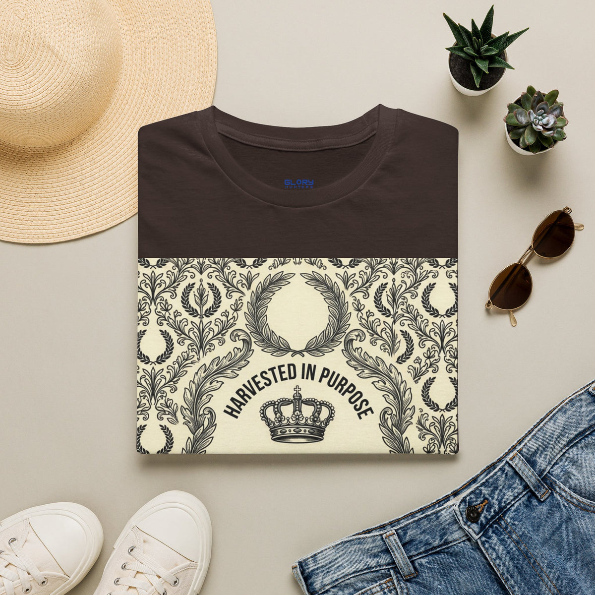 Harvested in Purpose Tee — "Your Best Self" Inspirational Graphic T‑Shirt