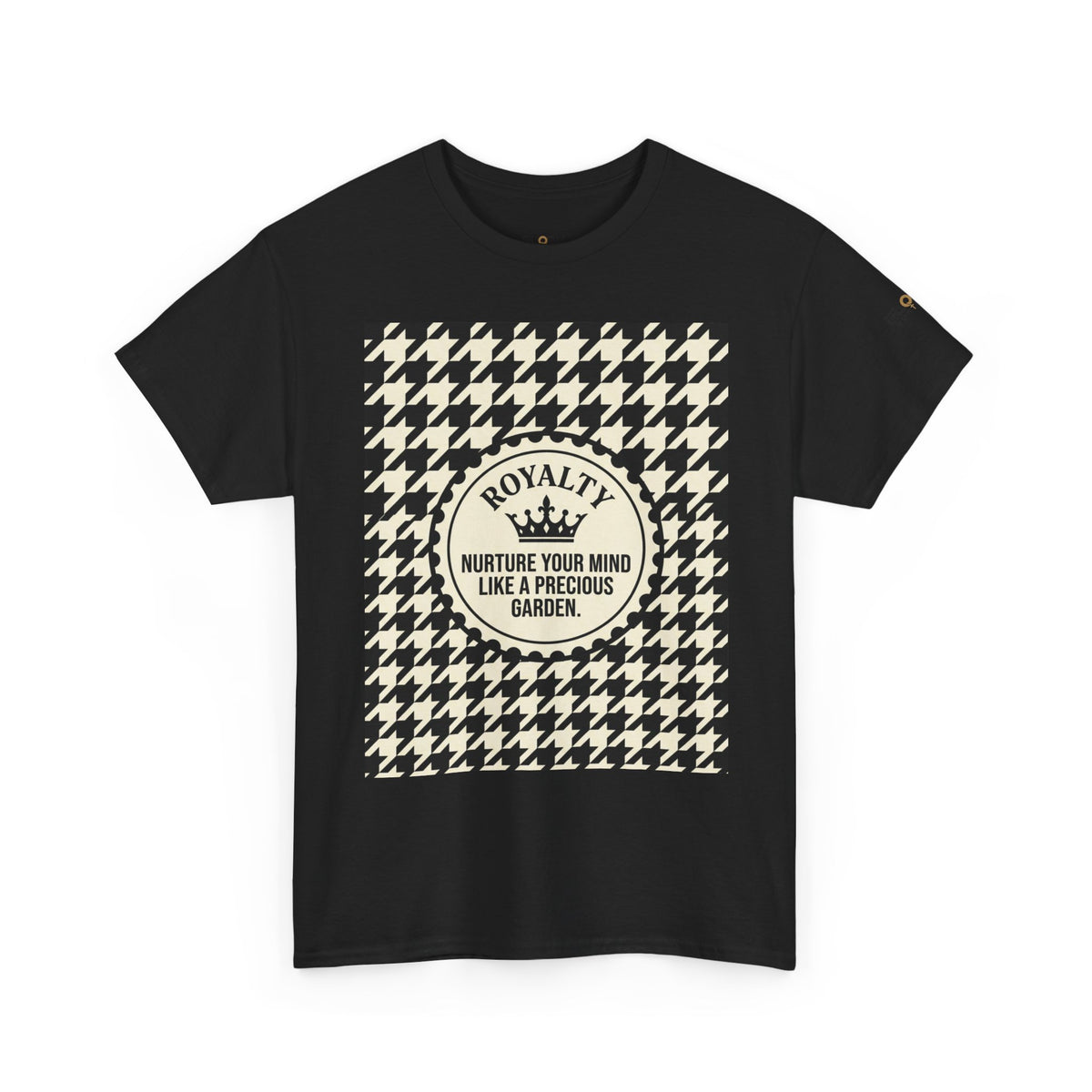 Houndstooth 'Royalty' Tee – Nurture Your Mind Graphic T-Shirt