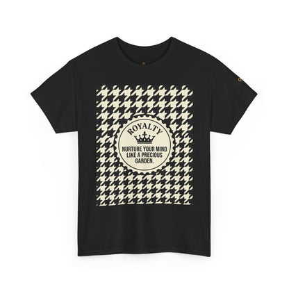 Houndstooth 'Royalty' Tee – Nurture Your Mind Graphic T-Shirt