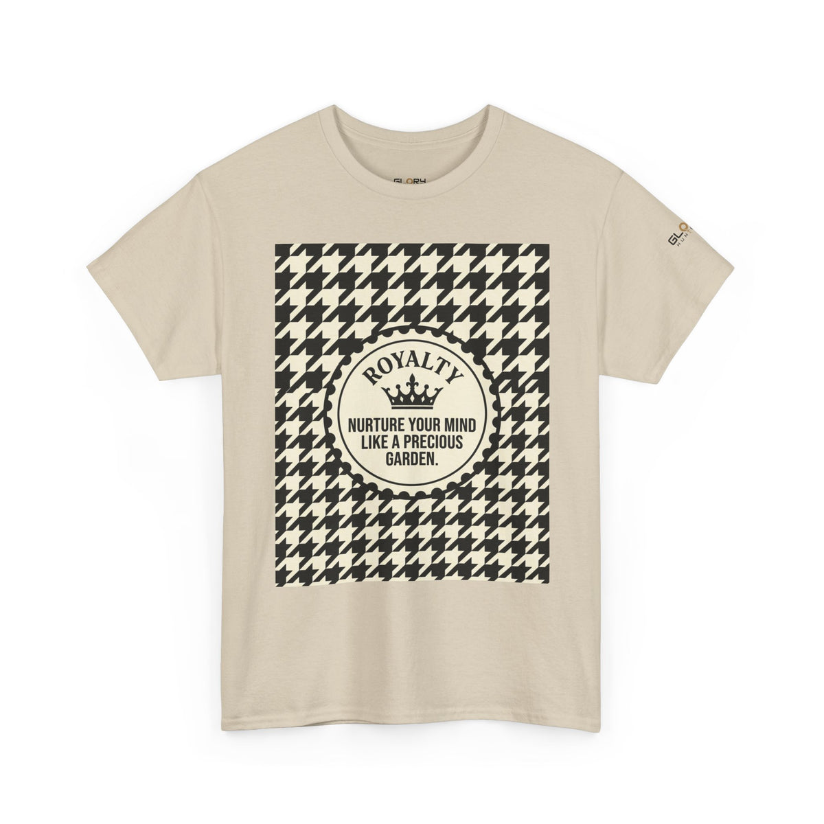 Houndstooth 'Royalty' Tee – Nurture Your Mind Graphic T-Shirt
