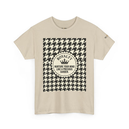 Houndstooth 'Royalty' Tee – Nurture Your Mind Graphic T-Shirt