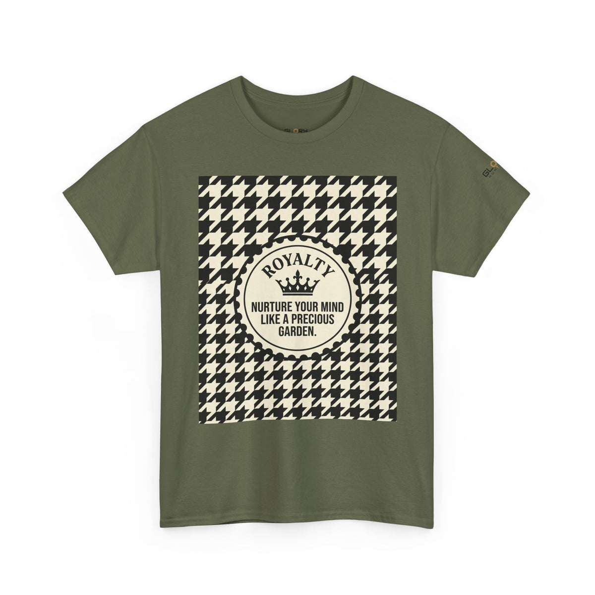 Houndstooth 'Royalty' Tee – Nurture Your Mind Graphic T-Shirt
