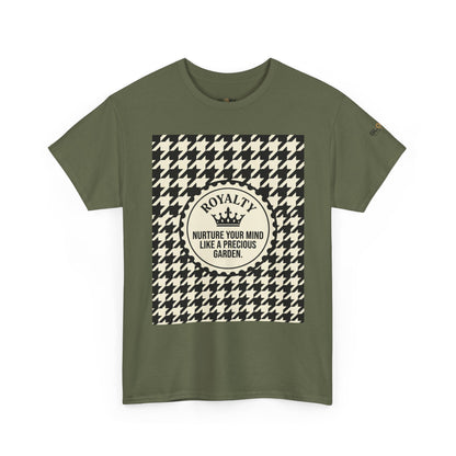 Houndstooth 'Royalty' Tee – Nurture Your Mind Graphic T-Shirt