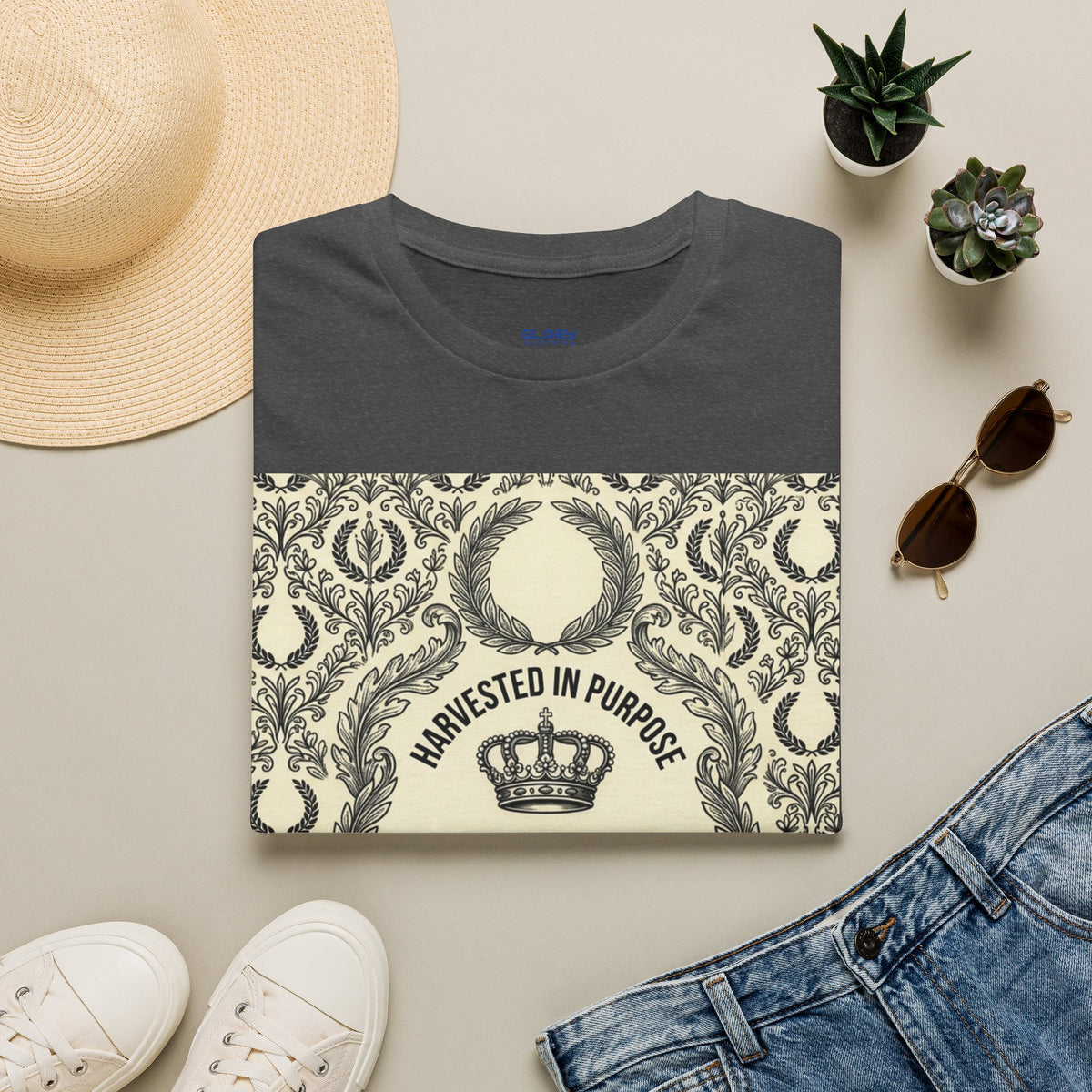 Harvested in Purpose Tee — "Your Best Self" Inspirational Graphic T‑Shirt