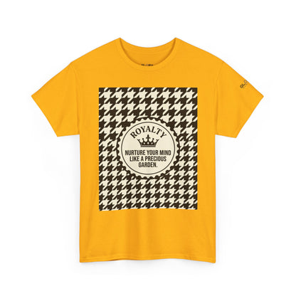 Houndstooth 'Royalty' Tee – Nurture Your Mind Graphic T-Shirt