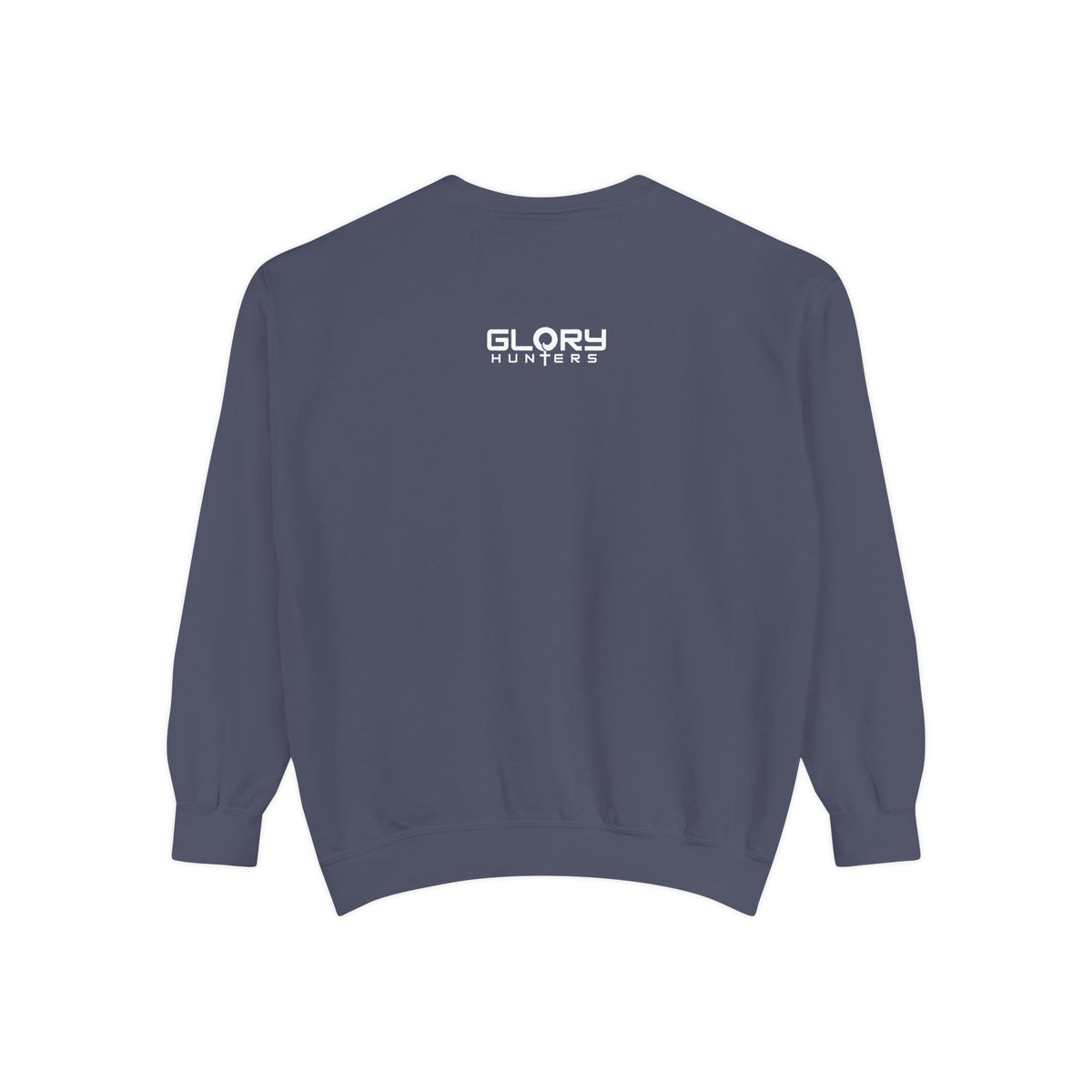 Suit Jacket Graphic Sweatshirt — "Glory Hunter" Novelty Crewneck