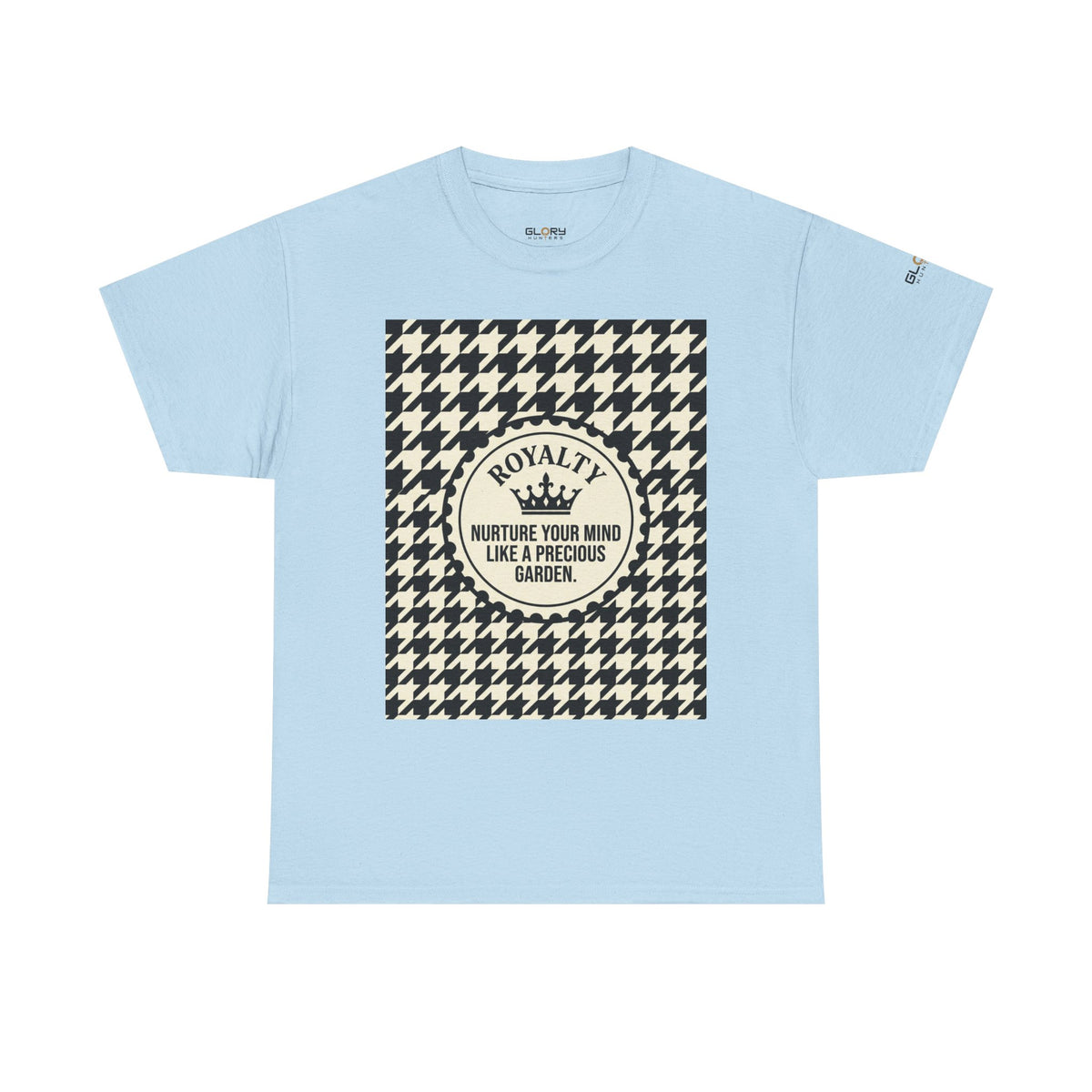 Houndstooth 'Royalty' Tee – Nurture Your Mind Graphic T-Shirt