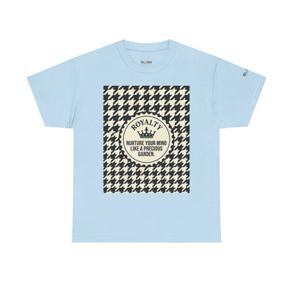 Houndstooth 'Royalty' Tee – Nurture Your Mind Graphic T-Shirt