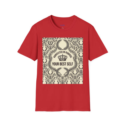 Harvested in Purpose Tee — "Your Best Self" Inspirational Graphic T‑Shirt