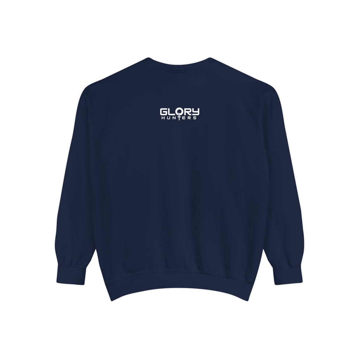 Suit Jacket Graphic Sweatshirt — "Glory Hunter" Novelty Crewneck