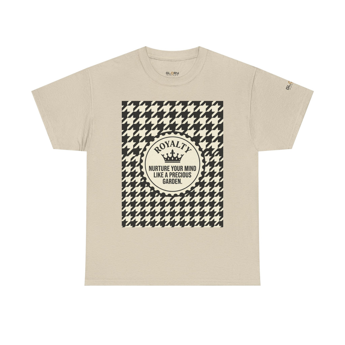Houndstooth 'Royalty' Tee – Nurture Your Mind Graphic T-Shirt