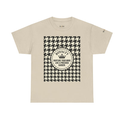 Houndstooth 'Royalty' Tee – Nurture Your Mind Graphic T-Shirt