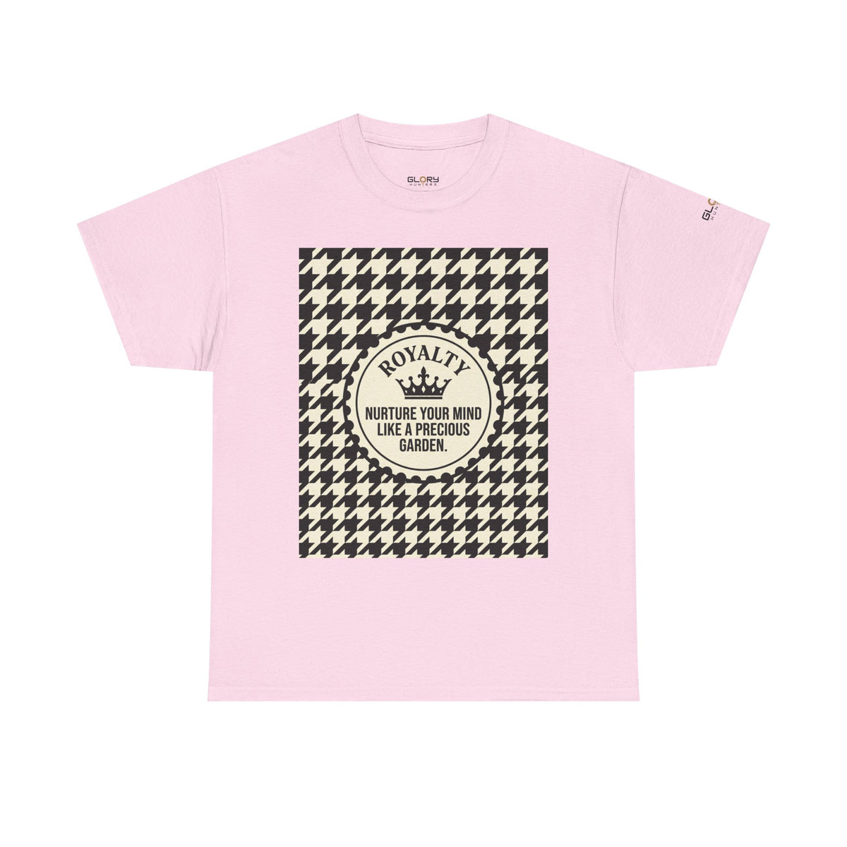 Houndstooth 'Royalty' Tee – Nurture Your Mind Graphic T-Shirt