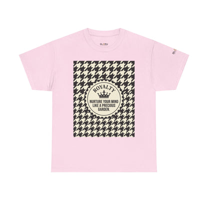 Houndstooth 'Royalty' Tee – Nurture Your Mind Graphic T-Shirt