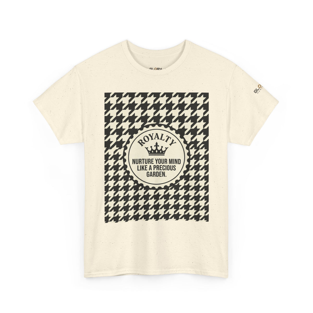 Houndstooth 'Royalty' Tee – Nurture Your Mind Graphic T-Shirt