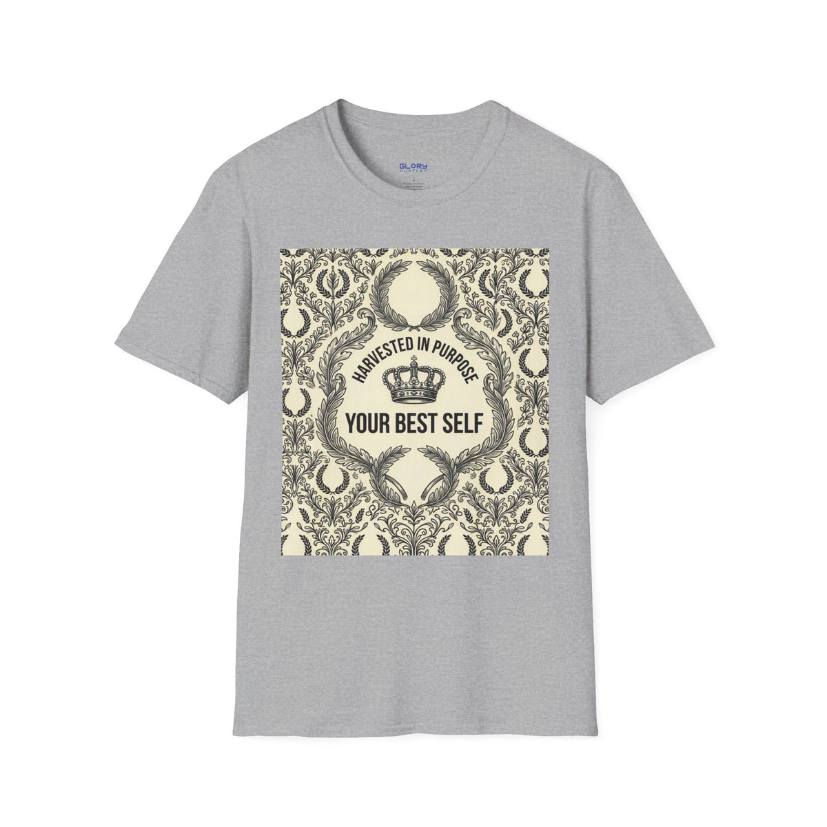 Harvested in Purpose Tee — "Your Best Self" Inspirational Graphic T‑Shirt