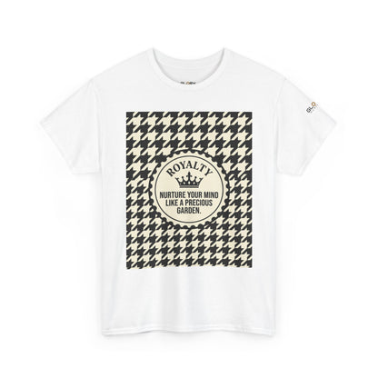Houndstooth 'Royalty' Tee – Nurture Your Mind Graphic T-Shirt