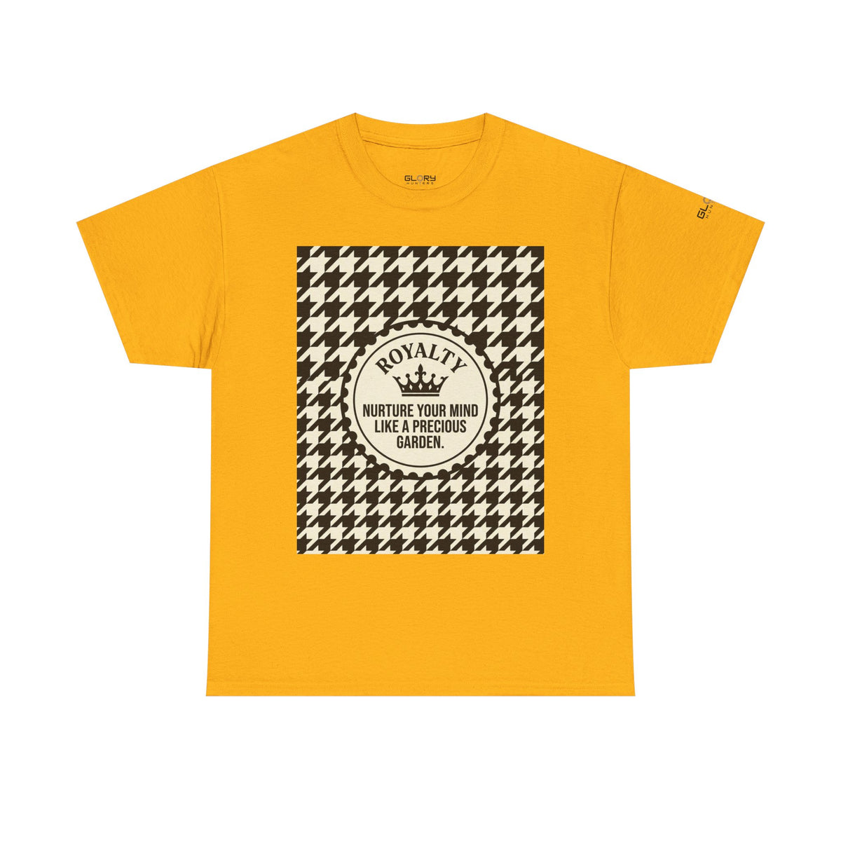 Houndstooth 'Royalty' Tee – Nurture Your Mind Graphic T-Shirt