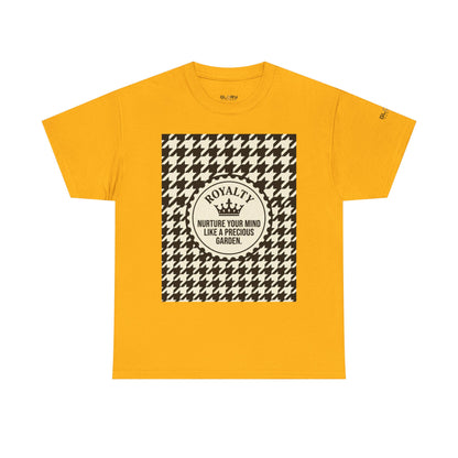 Houndstooth 'Royalty' Tee – Nurture Your Mind Graphic T-Shirt