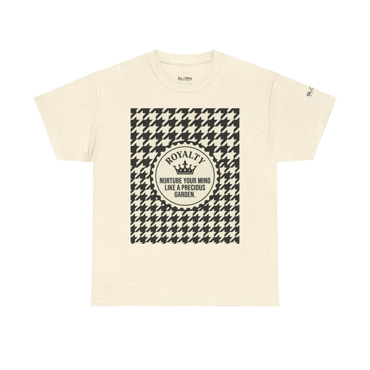 Houndstooth 'Royalty' Tee – Nurture Your Mind Graphic T-Shirt