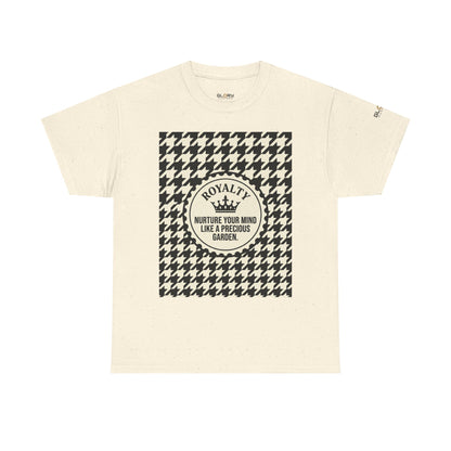 Houndstooth 'Royalty' Tee – Nurture Your Mind Graphic T-Shirt