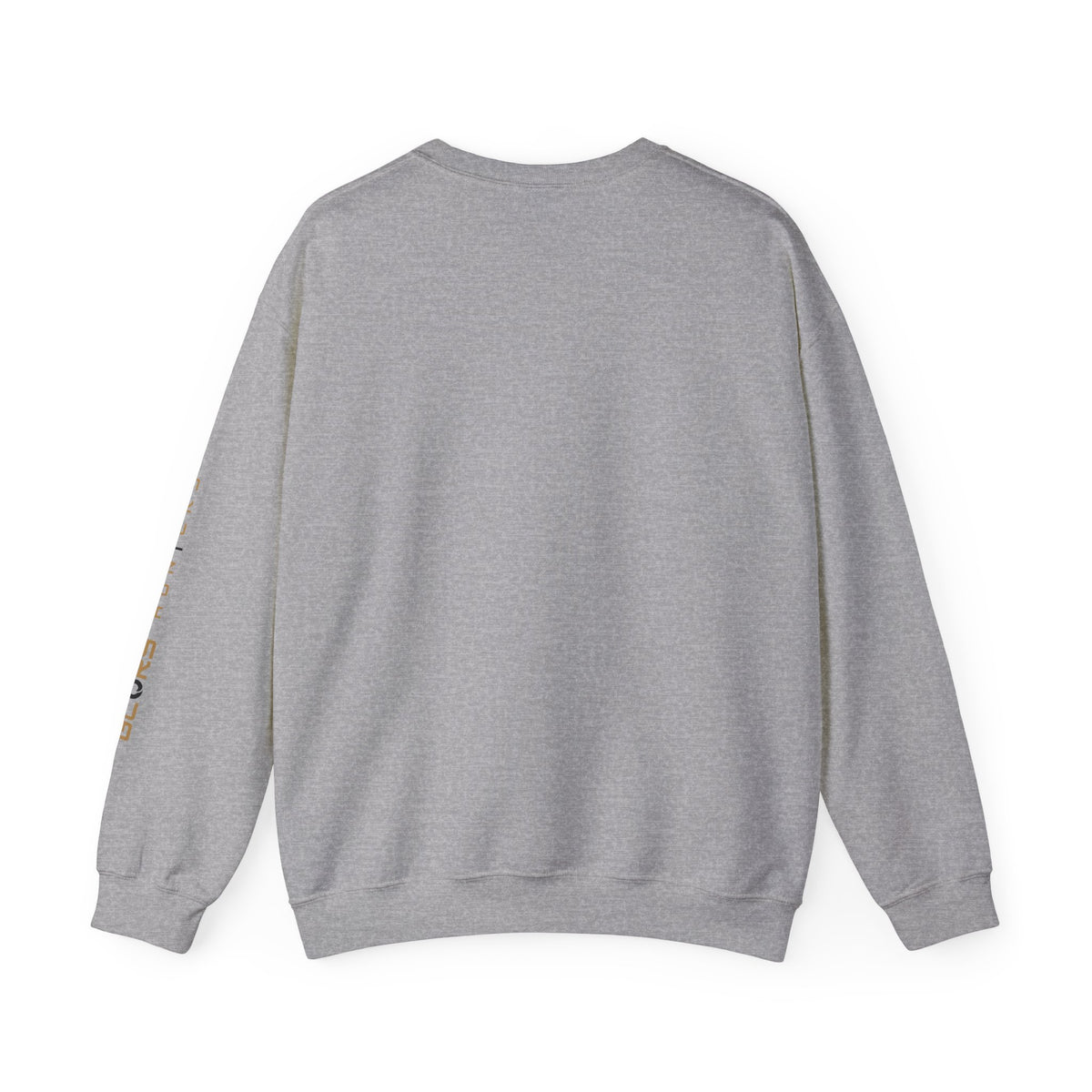 Crewneck Sweatshirt — Burgundy Houndstooth Shield Graphic