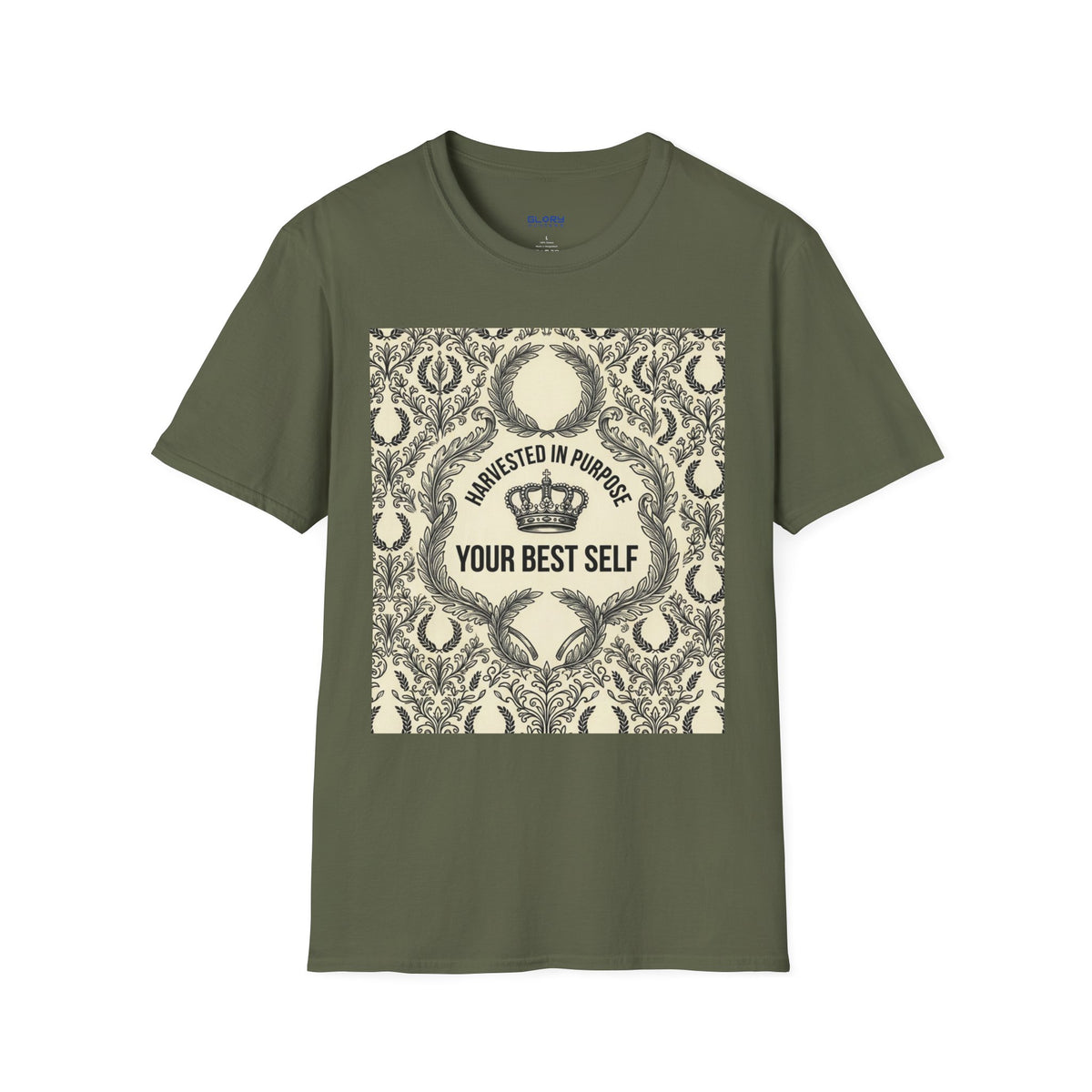 Harvested in Purpose Tee — "Your Best Self" Inspirational Graphic T‑Shirt