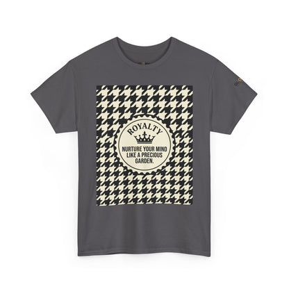 Houndstooth 'Royalty' Tee – Nurture Your Mind Graphic T-Shirt