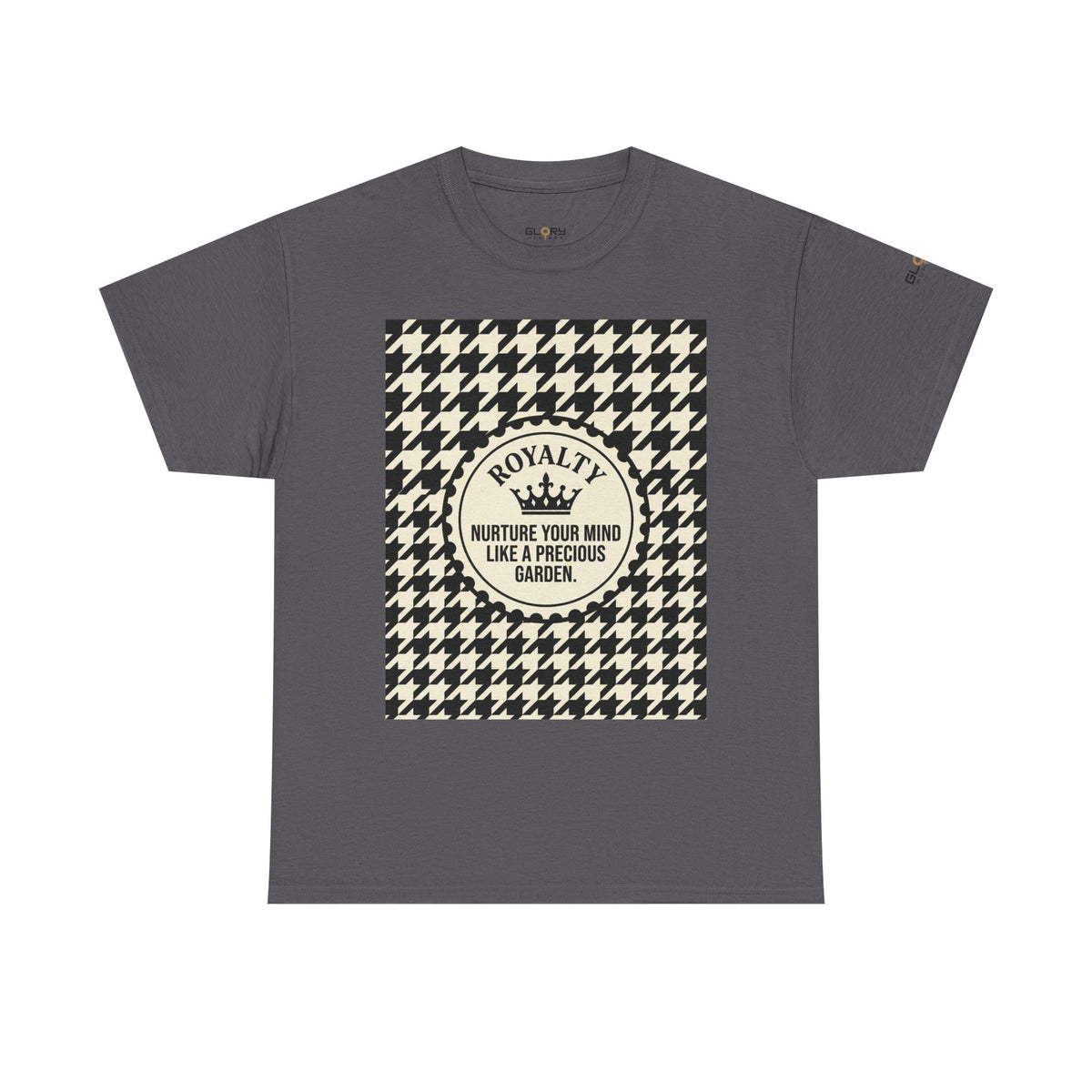 Houndstooth 'Royalty' Tee – Nurture Your Mind Graphic T-Shirt
