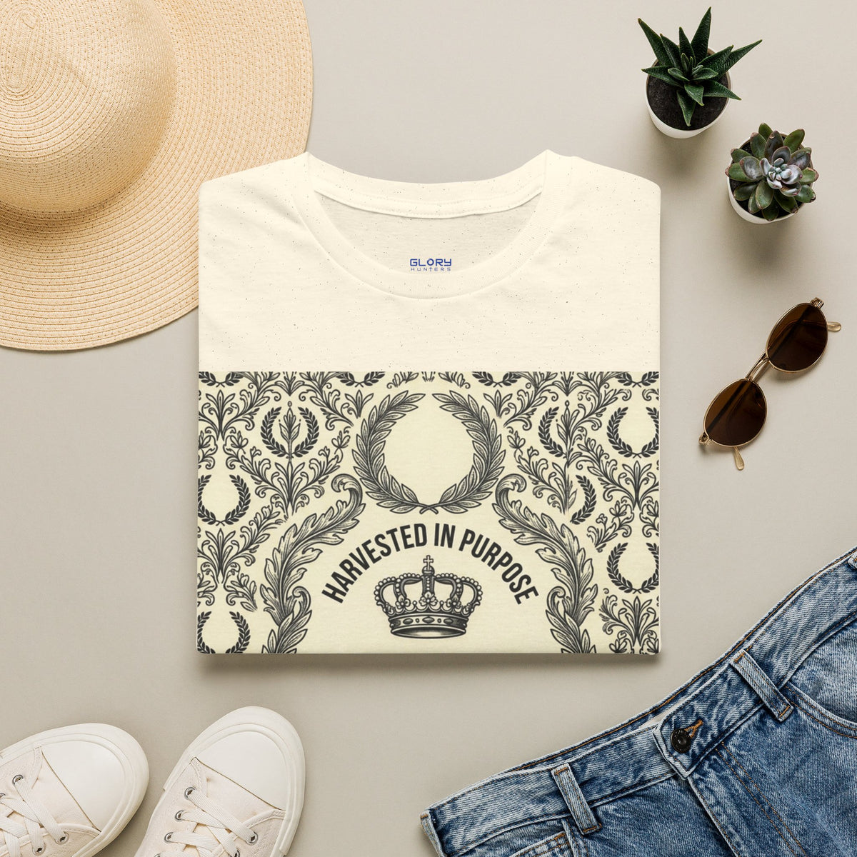 Harvested in Purpose Tee — "Your Best Self" Inspirational Graphic T‑Shirt