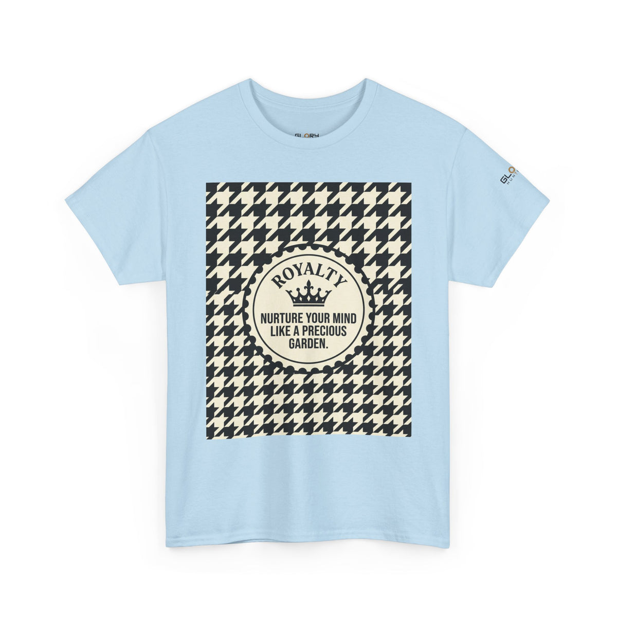 Houndstooth 'Royalty' Tee – Nurture Your Mind Graphic T-Shirt