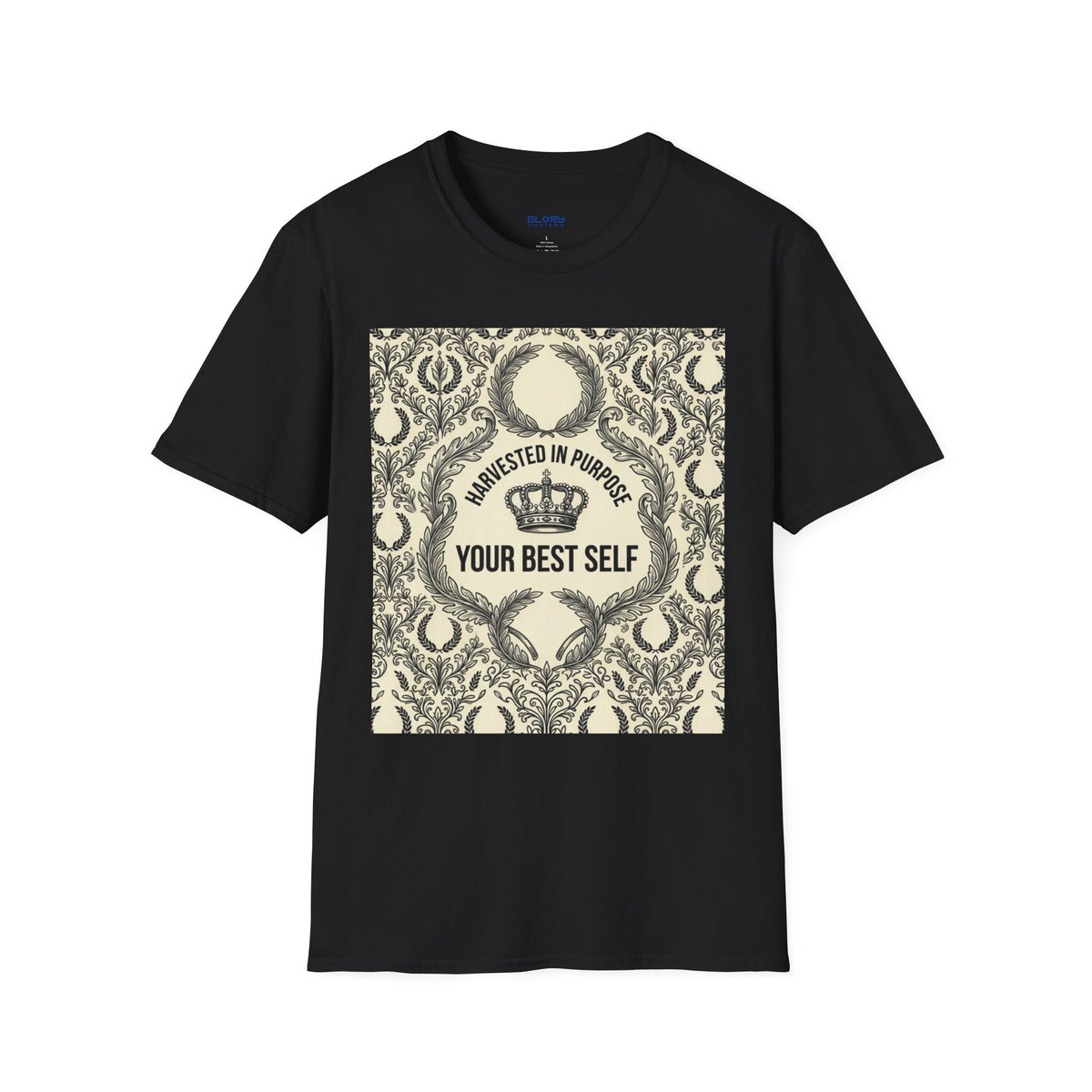 Harvested in Purpose Tee — "Your Best Self" Inspirational Graphic T‑Shirt