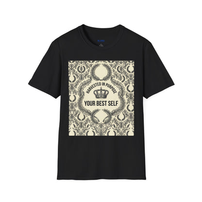 Harvested in Purpose Tee — "Your Best Self" Inspirational Graphic T‑Shirt