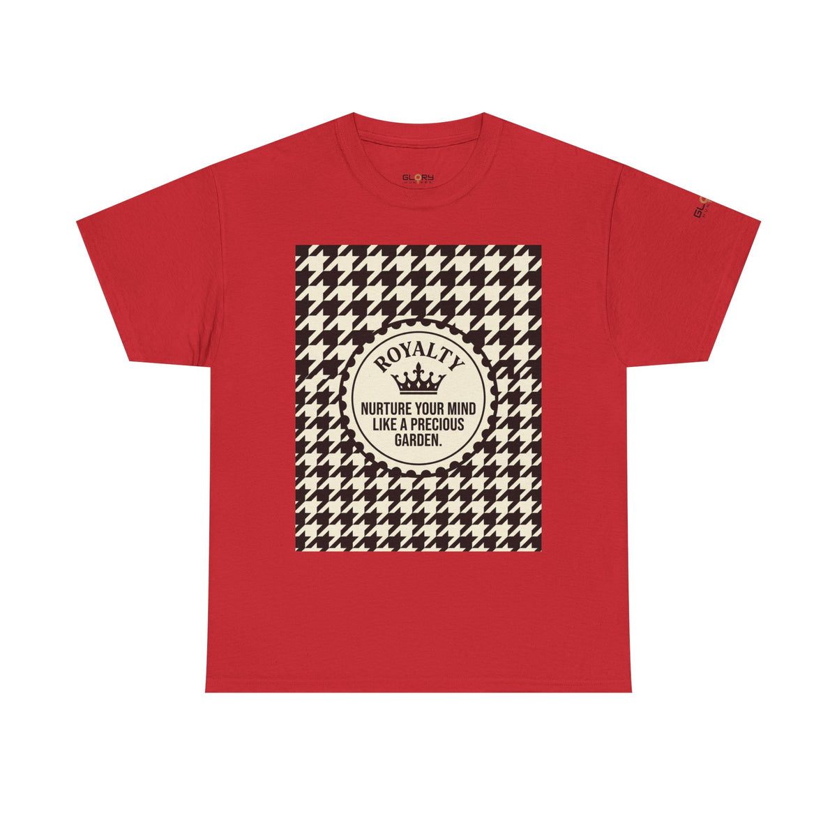 Houndstooth 'Royalty' Tee – Nurture Your Mind Graphic T-Shirt