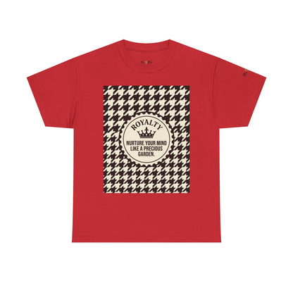 Houndstooth 'Royalty' Tee – Nurture Your Mind Graphic T-Shirt