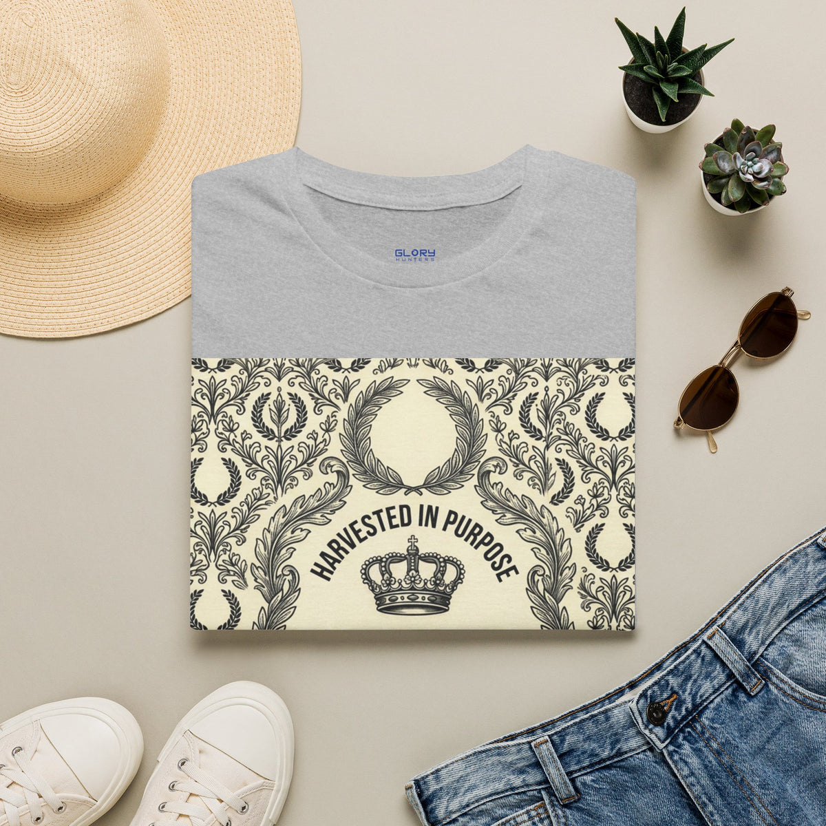 Harvested in Purpose Tee — "Your Best Self" Inspirational Graphic T‑Shirt