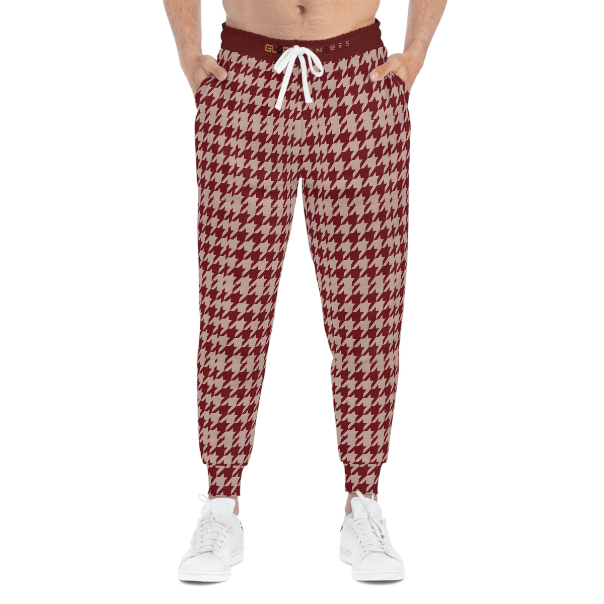 Copy of Plaid Joggers — Burgundy & Yellow Classic Tartan Athletic Pants