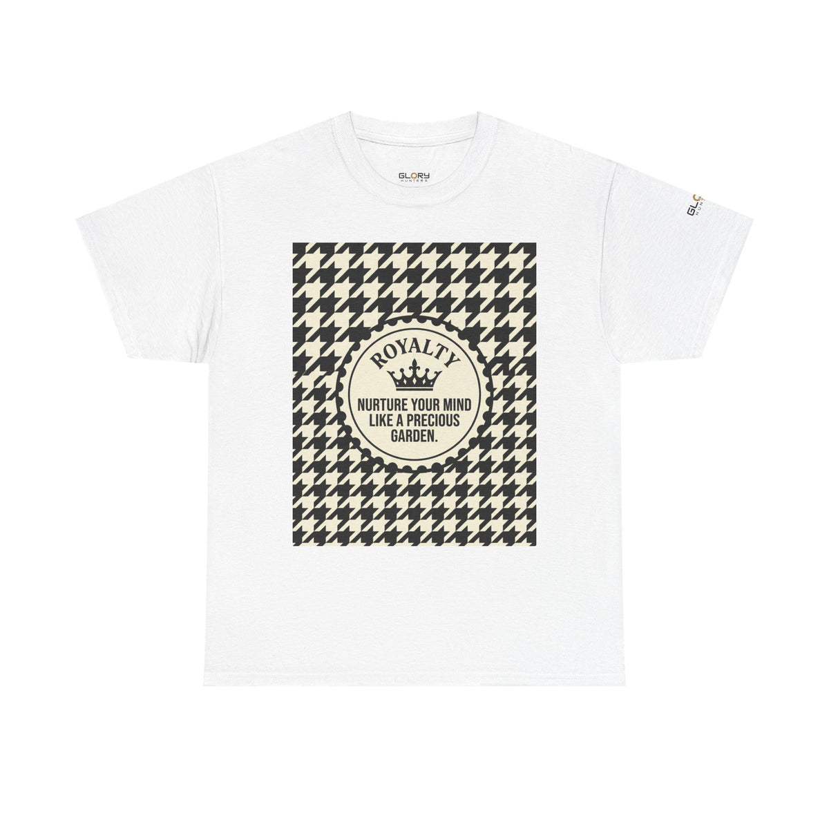 Houndstooth 'Royalty' Tee – Nurture Your Mind Graphic T-Shirt