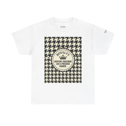 Houndstooth 'Royalty' Tee – Nurture Your Mind Graphic T-Shirt