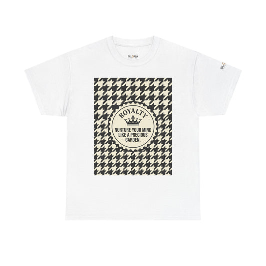 Houndstooth 'Royalty' Tee – Nurture Your Mind Graphic T-Shirt