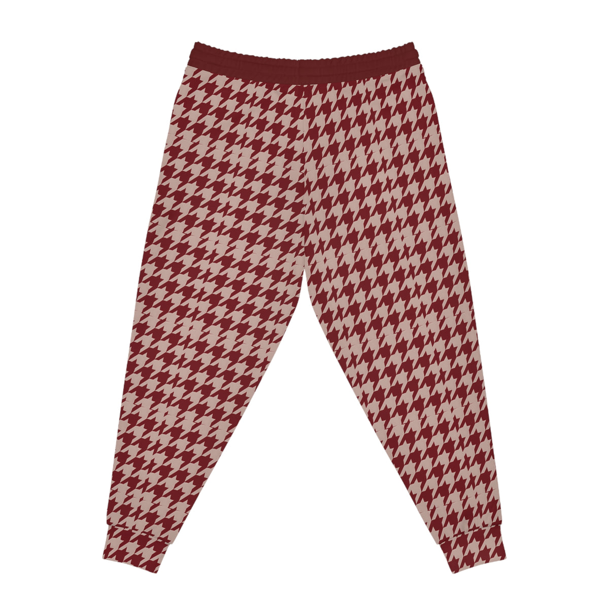 Copy of Plaid Joggers — Burgundy & Yellow Classic Tartan Athletic Pants