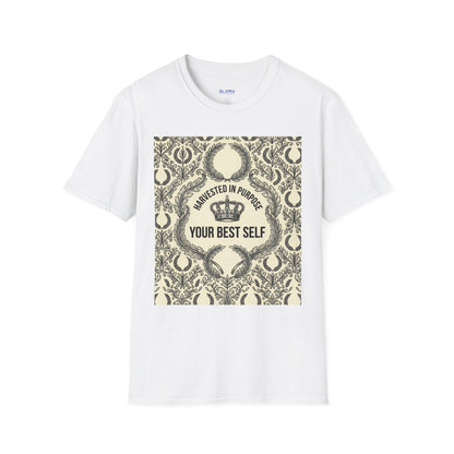 Harvested in Purpose Tee — "Your Best Self" Inspirational Graphic T‑Shirt
