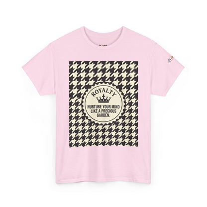 Houndstooth 'Royalty' Tee – Nurture Your Mind Graphic T-Shirt