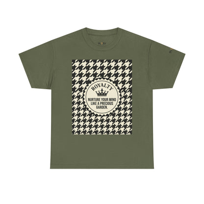 Houndstooth 'Royalty' Tee – Nurture Your Mind Graphic T-Shirt
