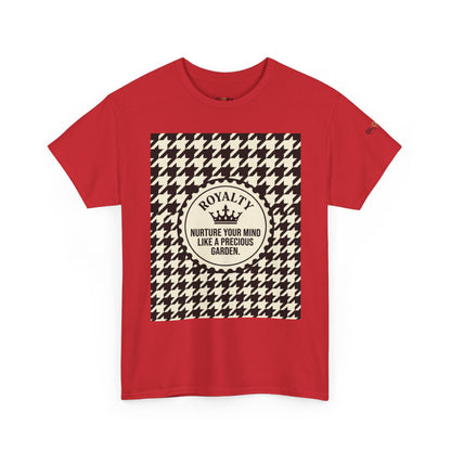Houndstooth 'Royalty' Tee – Nurture Your Mind Graphic T-Shirt
