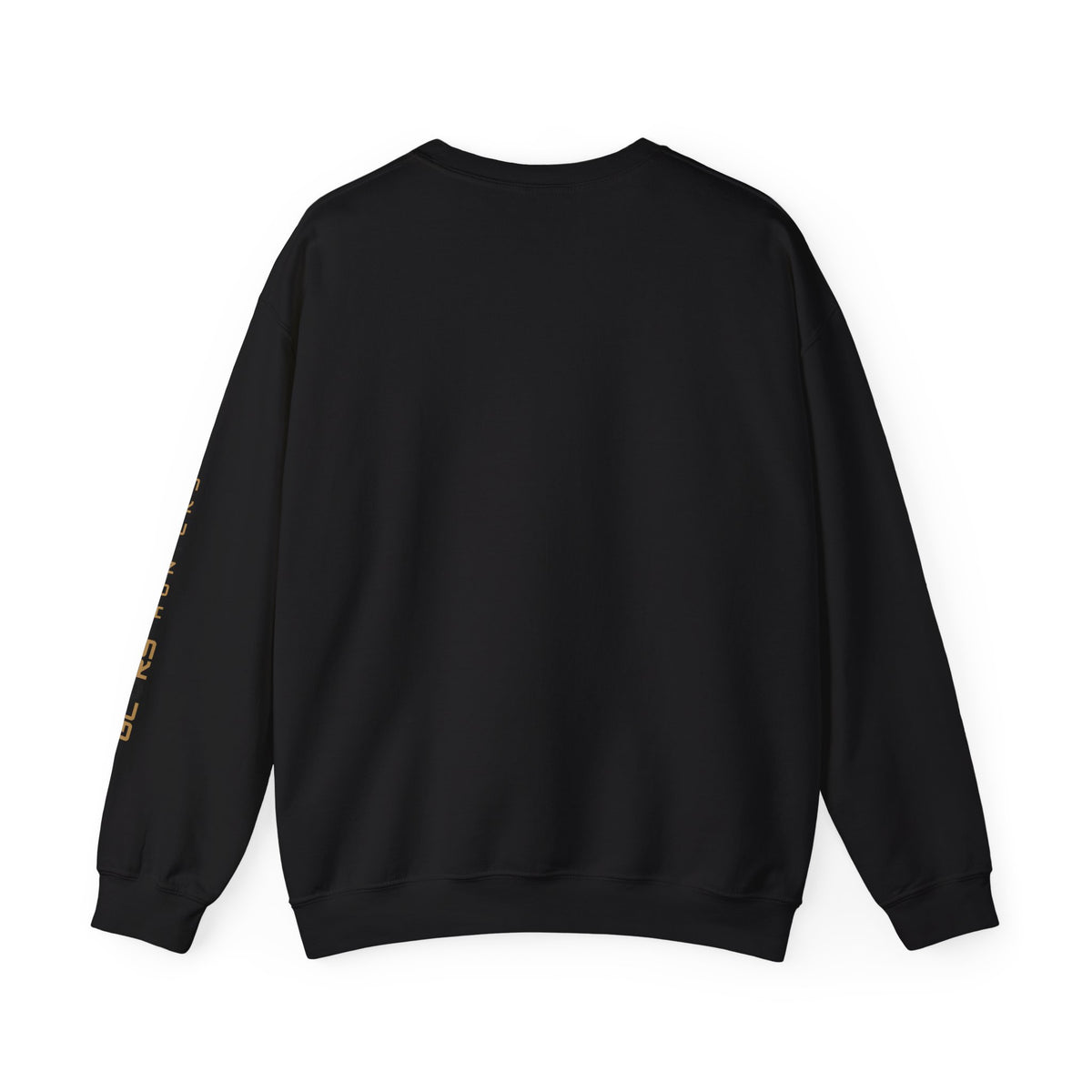 Crewneck Sweatshirt — Burgundy Houndstooth Shield Graphic